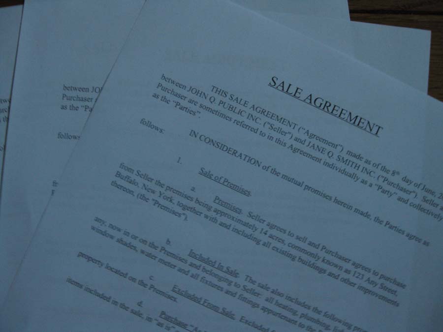 Sale Agreement-Business & Corporate